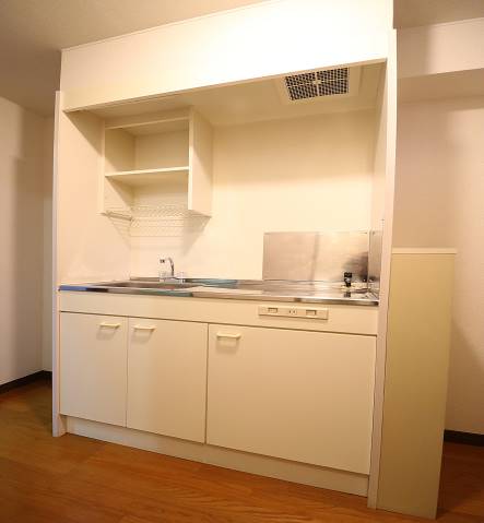 2口コンロ置けちゃいます。