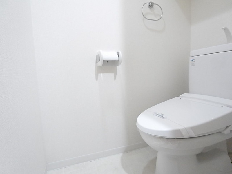 清潔感のあるトイレです。