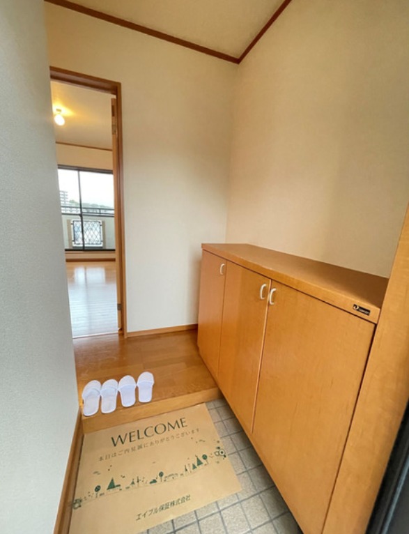 玄関はこんな感じです