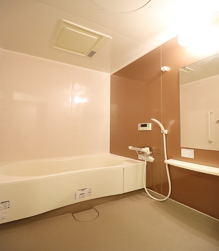 高級感のあるバスルームはこちらです