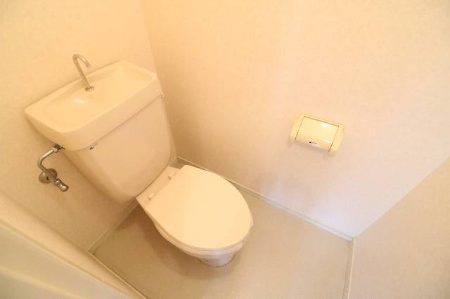 落ち着く雰囲気のお手洗いです