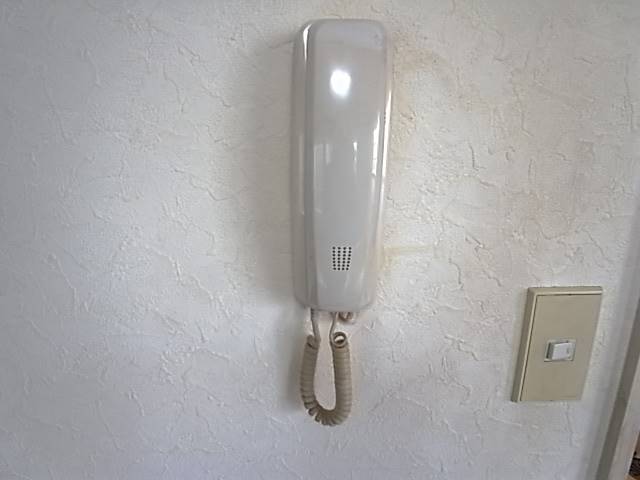 インターホンで安心です