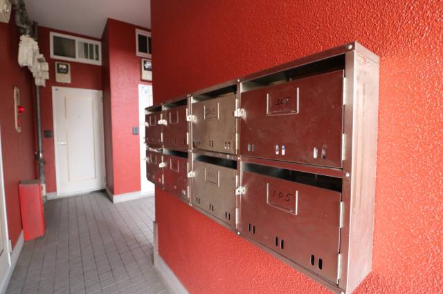 集合ポストで安心です