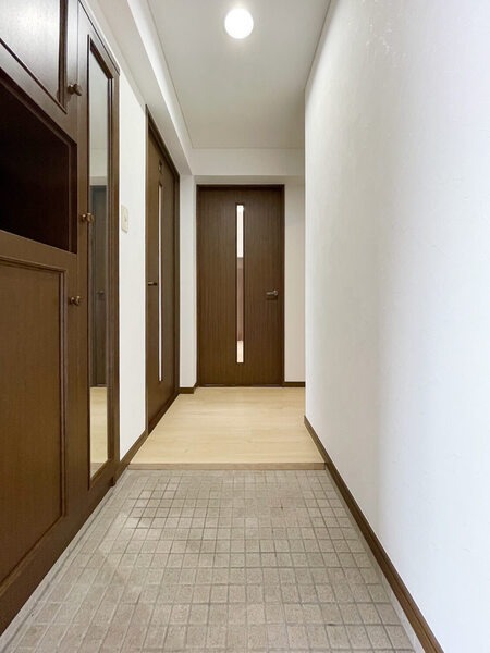 開放感のある玄関ですね