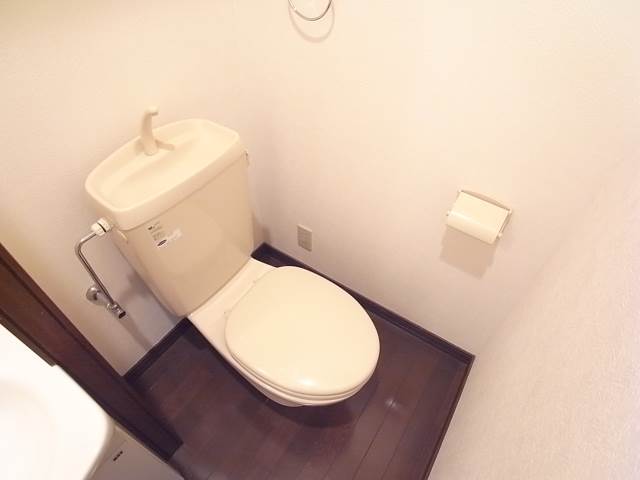 落ち着く雰囲気のお手洗いです