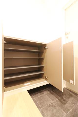 シューズ収納もバッチリ