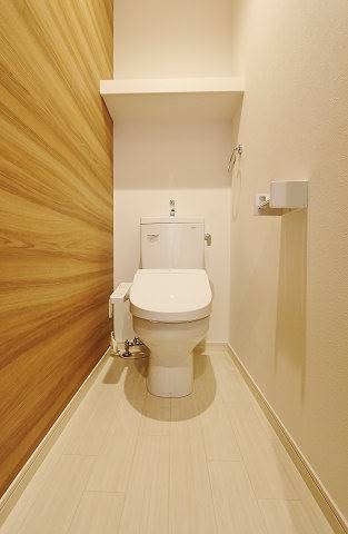 清潔感のあるトイレです