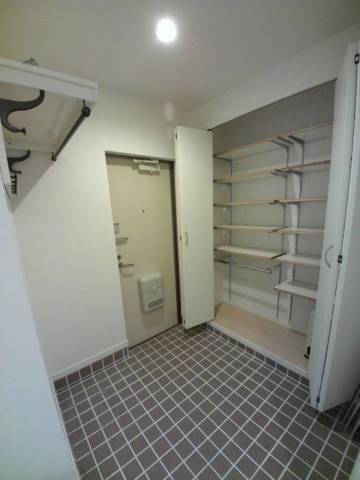 開放感のある玄関ですね