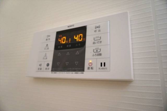 ボタン一つで楽々追い焚き機能