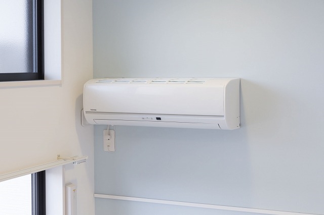 エアコン付きで入居後も安心です