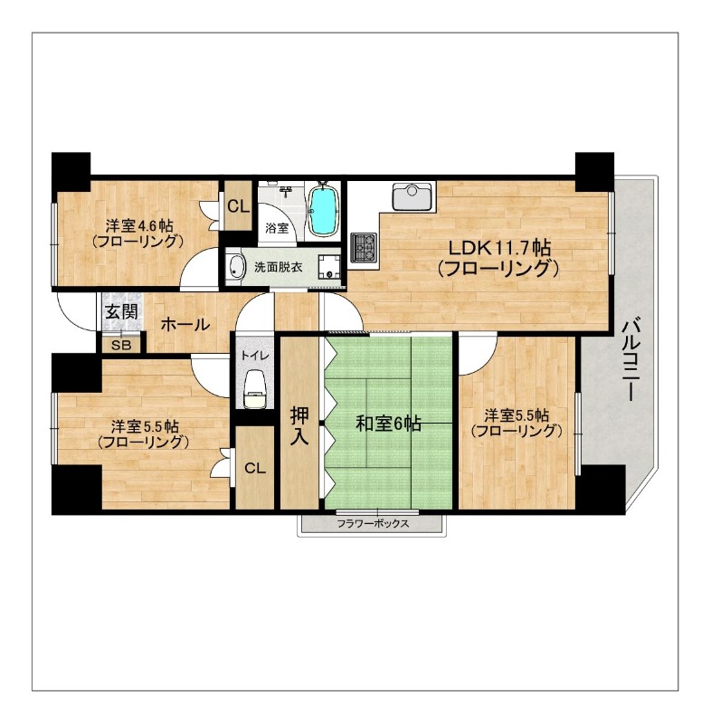 間取り図は現状を優先致します。