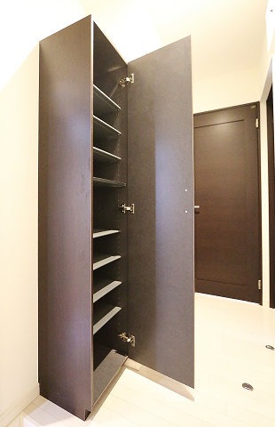 シューズボックスの大きさも十分です