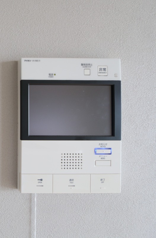 モニタ付きで来客時も安心