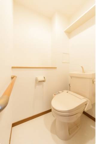 ウォシュレット完備。