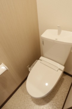 温水洗浄便座で冬場も快適です