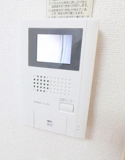 来訪者の顔が確認できます