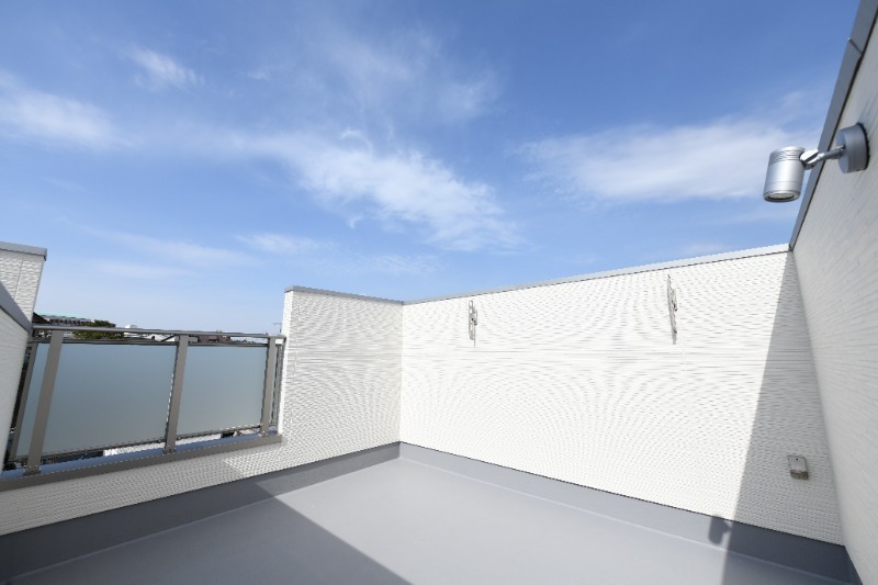 ルーフバルコニーは特別感がありますね