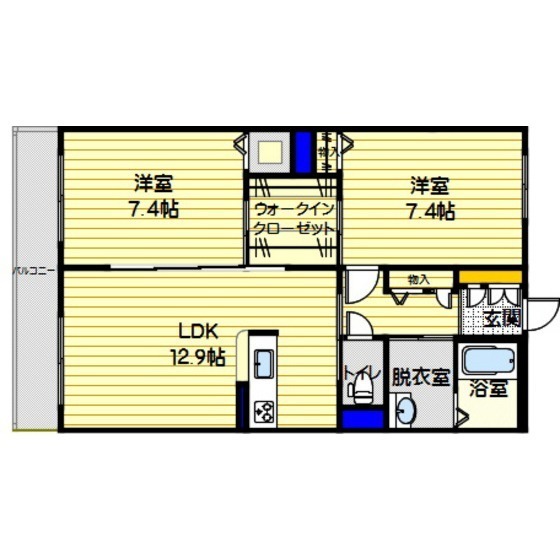 間取りは、現状を優先します。