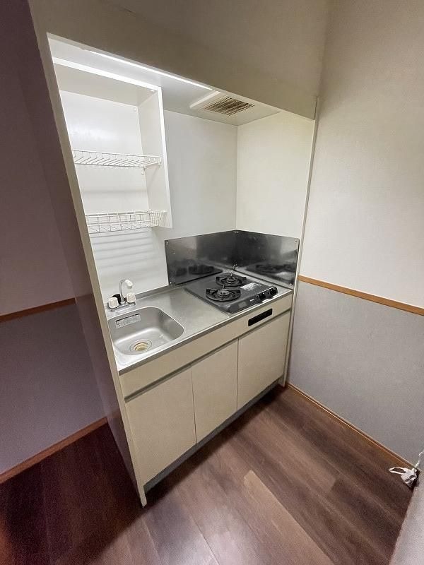 2口コンロで料理が捗りますね