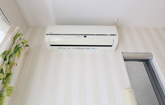 エアコン付きで年中快適です