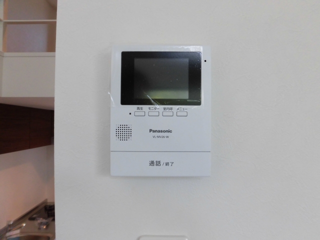 モニターで急な来客も顔がわかるため安心です