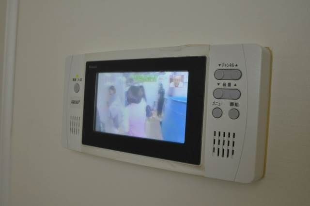 浴室でテレビが見れます