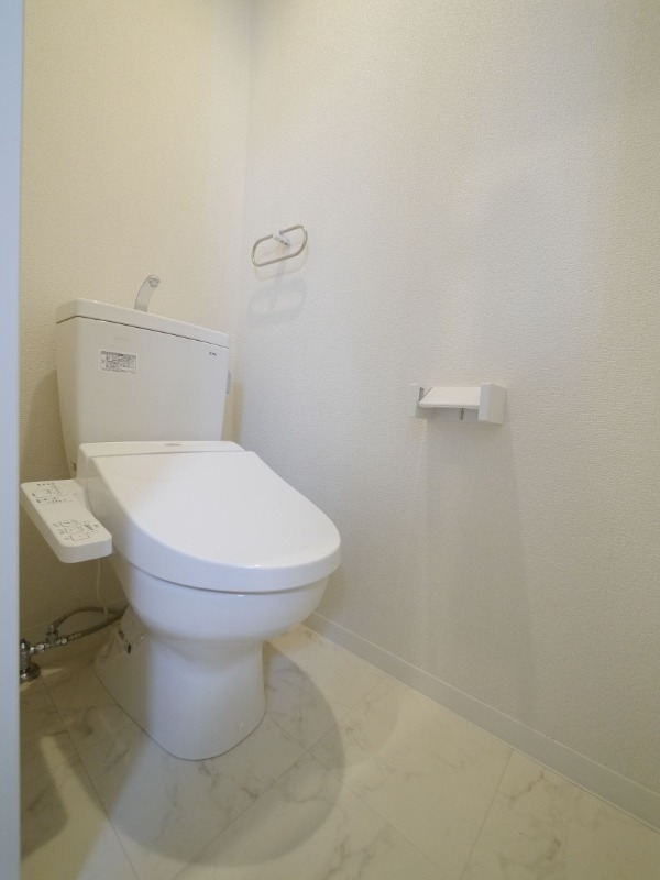 清潔感のあるトイレですね