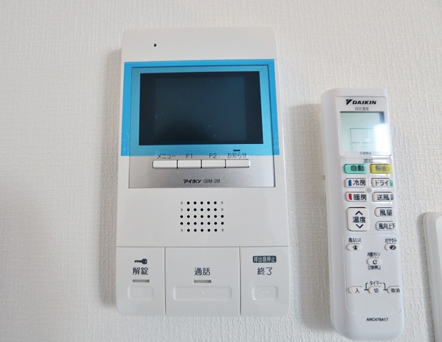 安心のモニターホン付きです