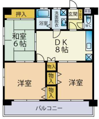 間取や内装は現状を優先します