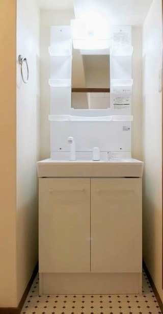 朝の身支度はこちらへ。