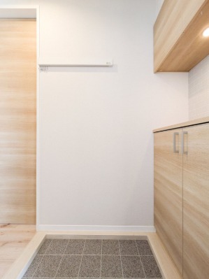 開放感のある玄関ですね