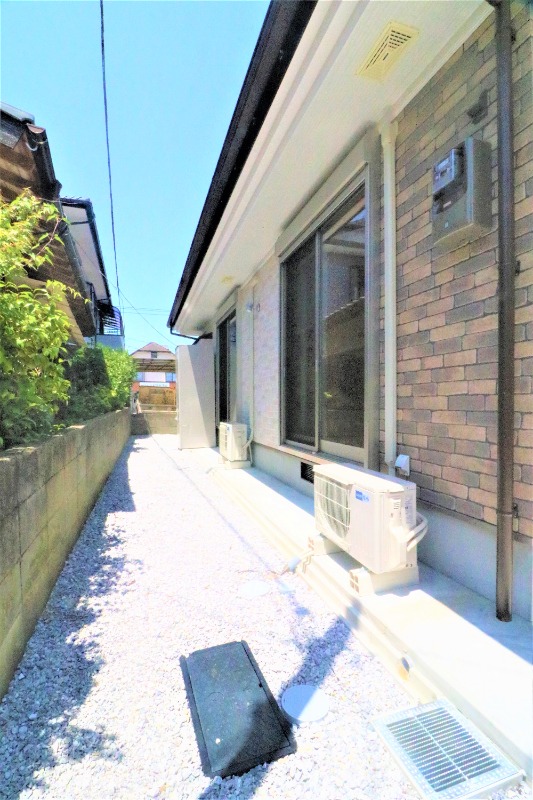 広いお庭です。