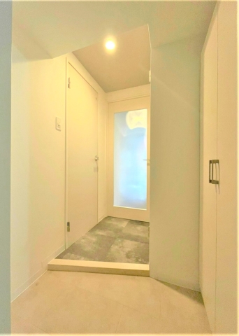 開放感のある玄関ですね