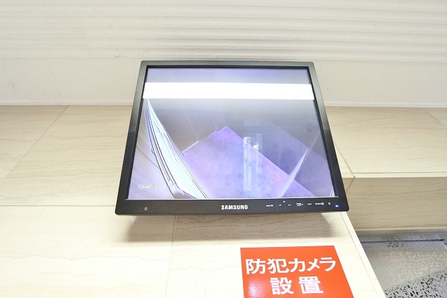 監視カメラが有り防犯面は安心です