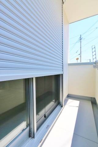 天気の良いの洗濯物