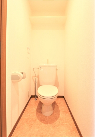 清潔感のあるトイレですね