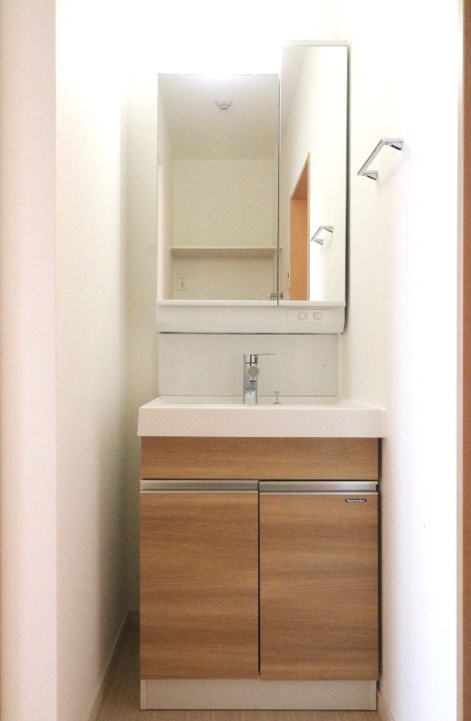 朝の支度はこちらで