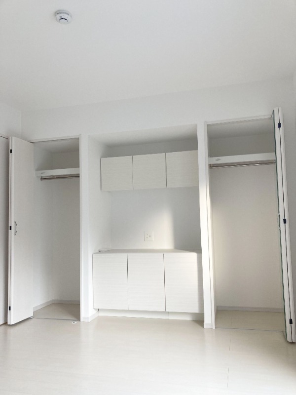 大容量の収納でお洋服がたくさん入りそうですね