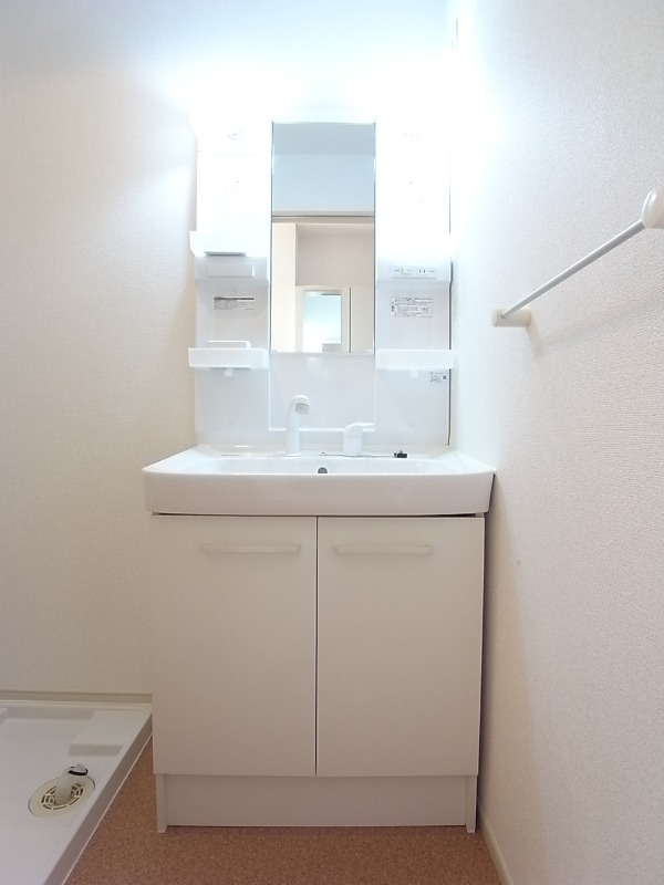 朝の支度はこちらです