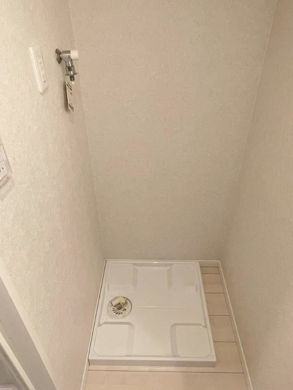 洗濯機も置けます。