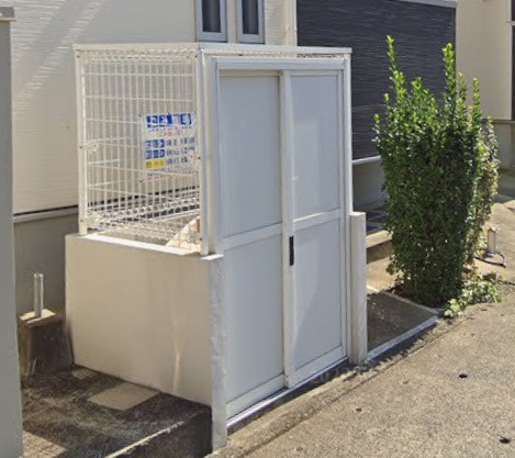ゴミ置き場はこちら