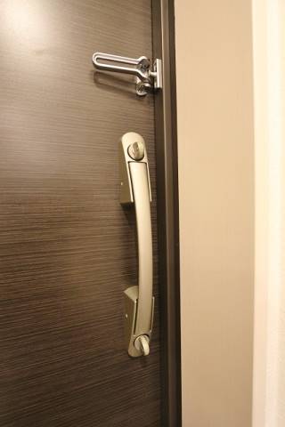 セキュリティーの高いダブルロックです