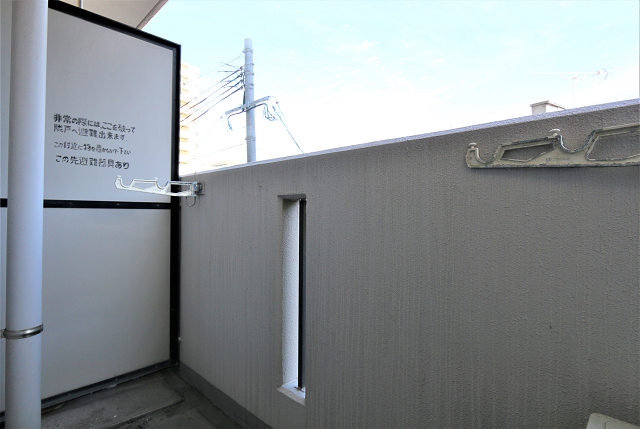 充分な広さのバルコニー