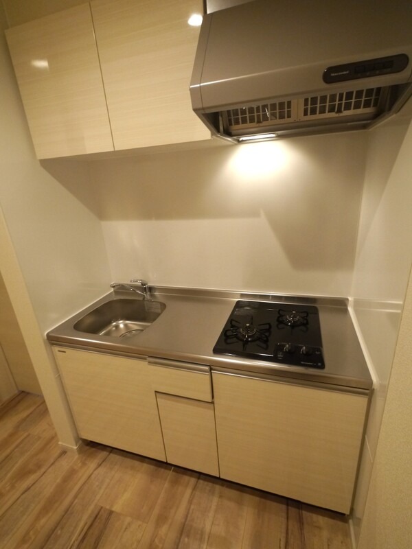 ２口コンロのシステムキッチン