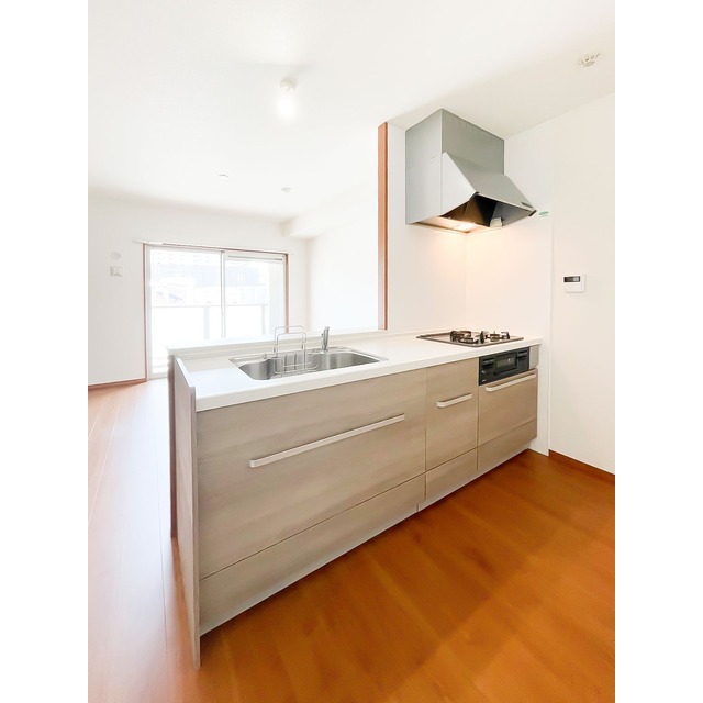 3口コンログリル付でお料理もはかどりますね