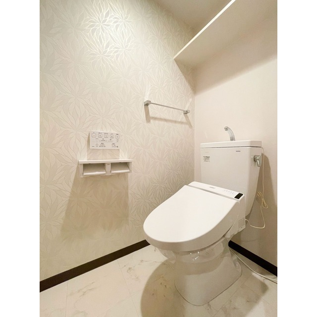 清潔感のあるお手洗いです