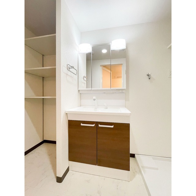 朝の身支度はこちらで