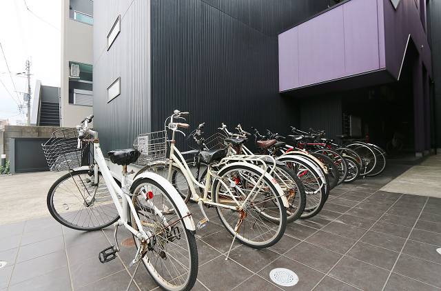 自転車はこちら