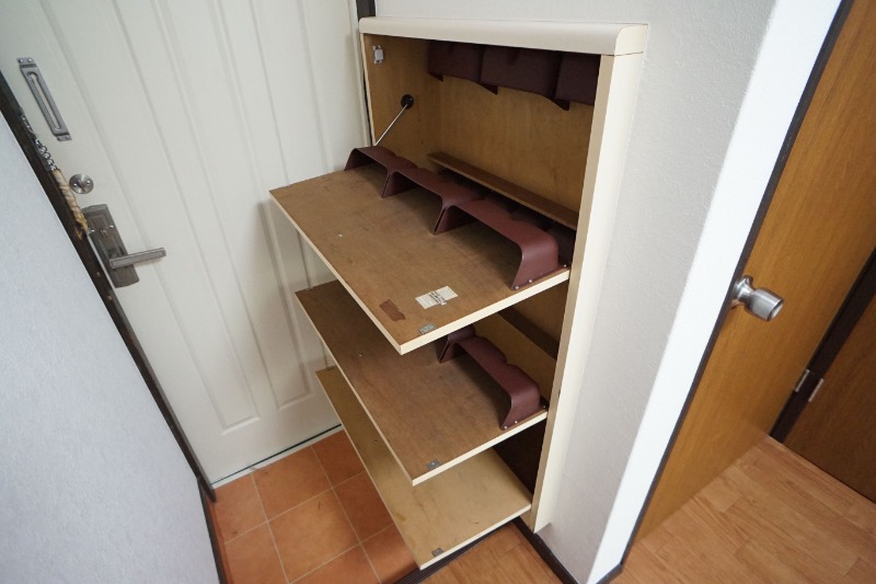 靴箱も大容量です。