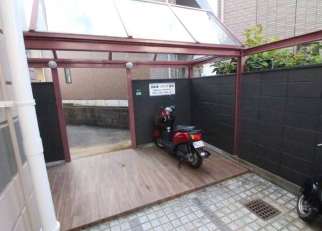 駐輪場もあります